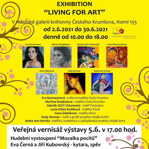 Výstava Galerie knihovna Český Krumlov